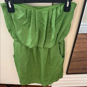 Windsor Smith Strapless Green Dress